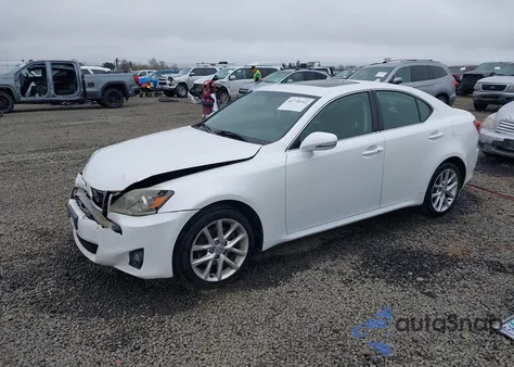 2012 Lexus Is 250 z USA, uszkodzony, nr VIN JTHCF5C24C5053845